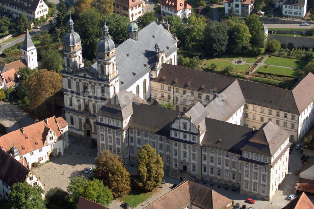 Berlichingen von oben - Kloster Schöntal in Berlichingen