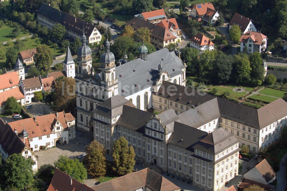 Luftaufnahme Berlichingen - Kloster Schöntal in Berlichingen