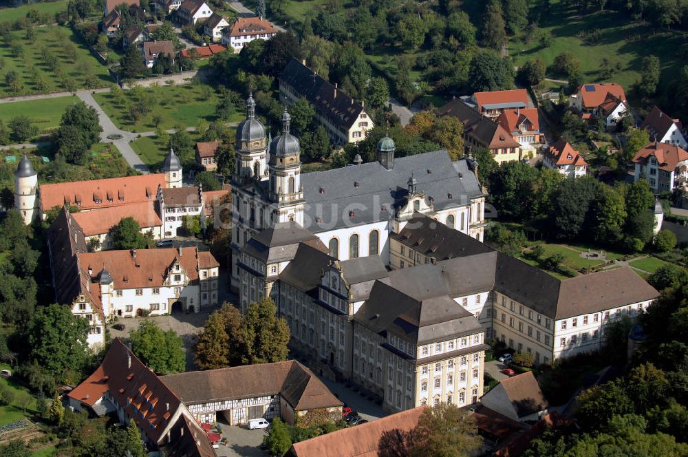 Berlichingen von oben - Kloster Schöntal in Berlichingen