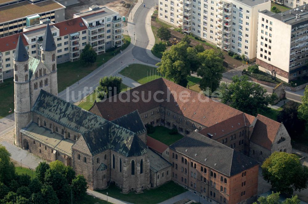 Magdeburg von oben - Kloster Unser Lieben Frauen Magdeburg