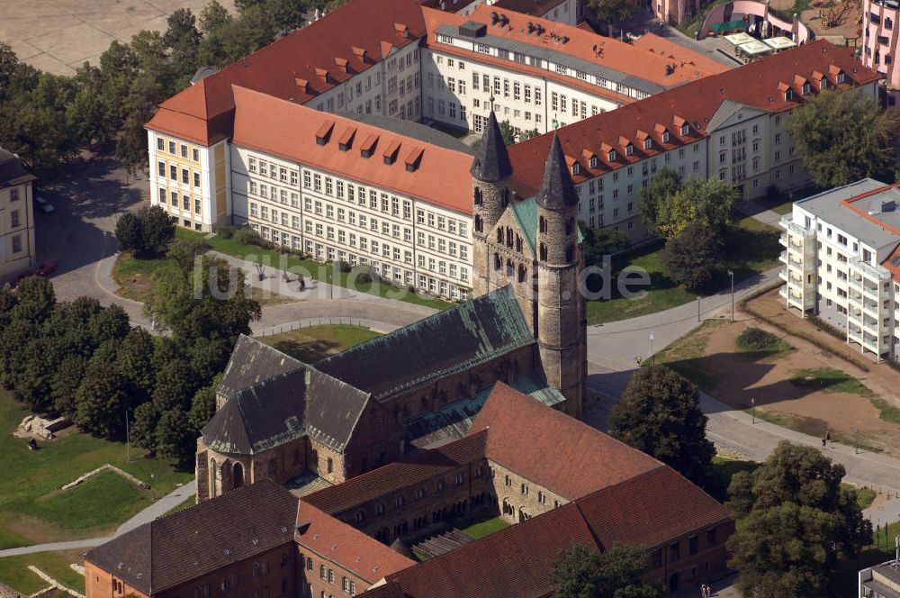 Magdeburg aus der Vogelperspektive: Kloster Unser Lieben Frauen in Magdeburg