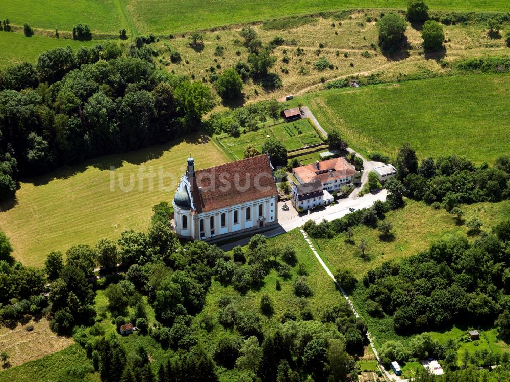 Rottenburg von oben - Kloster Weggental in Rottenbrug im Bundesland Baden-Württemberg