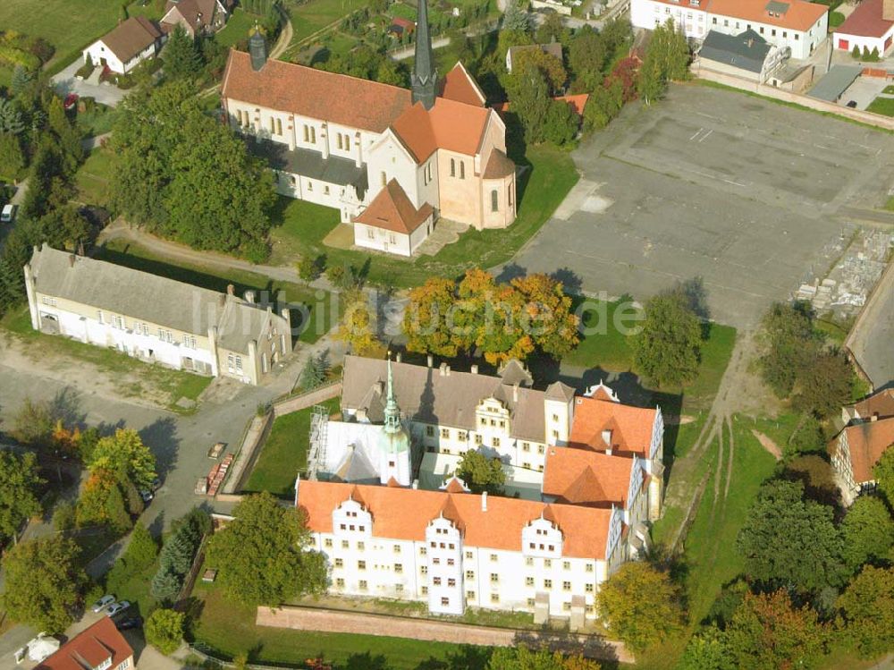 Doberlug-Kirchhain aus der Vogelperspektive: Klosterkirche und Schloss Doberlug