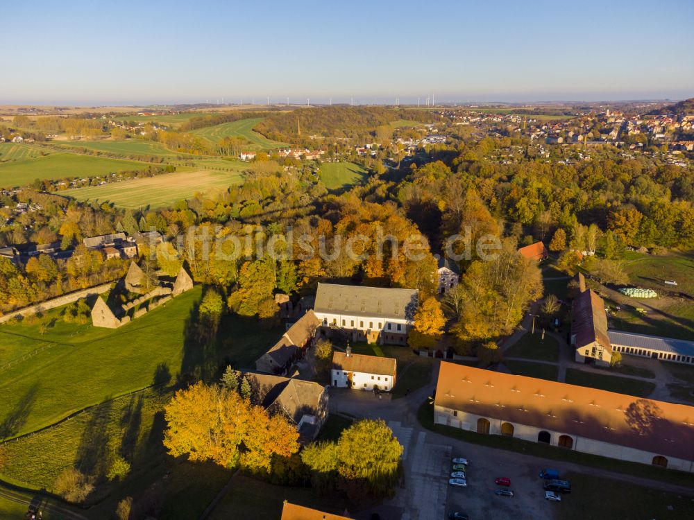 Luftbild Meissen - Klosterpark Altzella in Nossen im Bundesland Sachsen