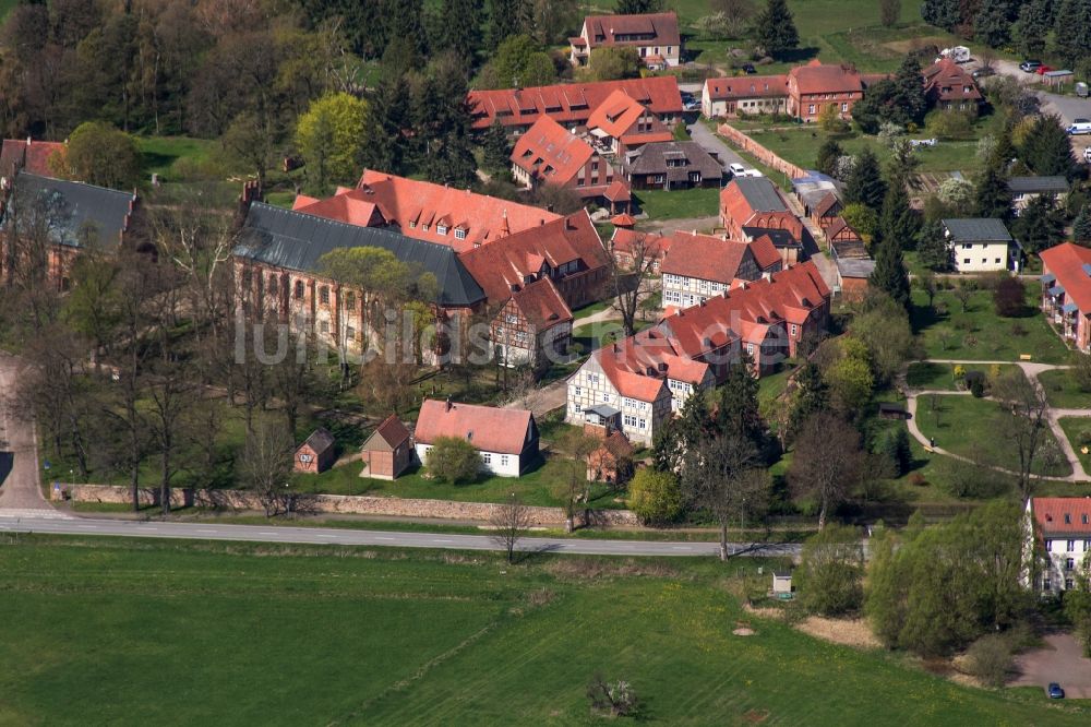 Luftaufnahme Heiligengrabe - Klosterstift Heiligengrabe im Bundesland Brandenburg