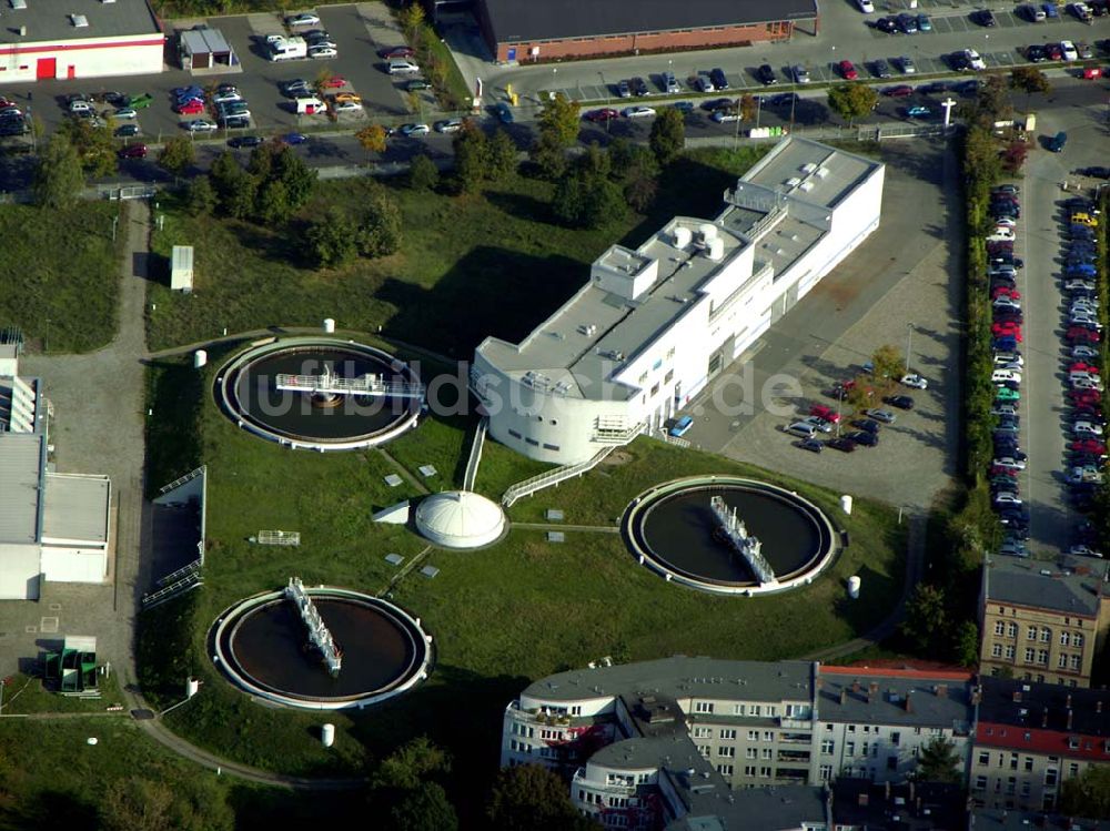 Berlin aus der Vogelperspektive: Klärwerk der Berliner Wasserbetriebe