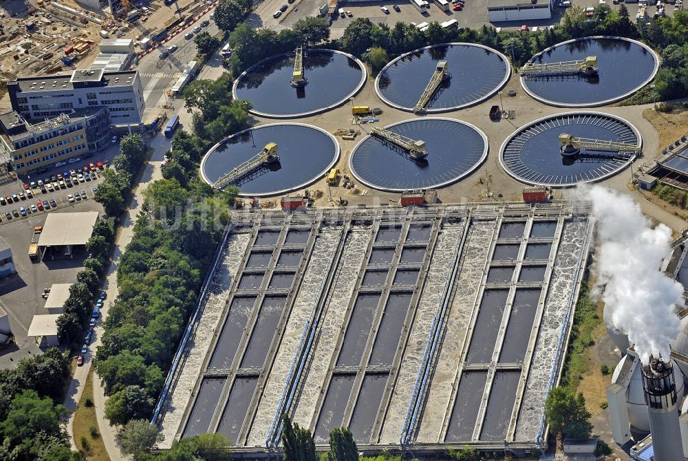 Luftbild Berlin - Klärwerk Ruhleben