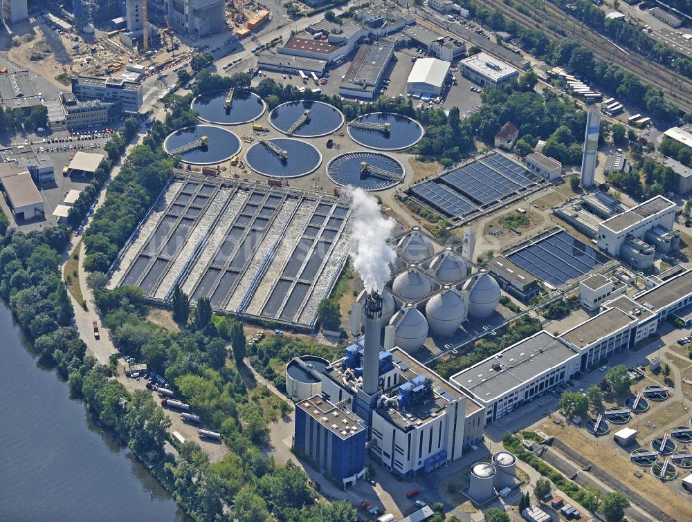 Luftaufnahme Berlin - Klärwerk Ruhleben