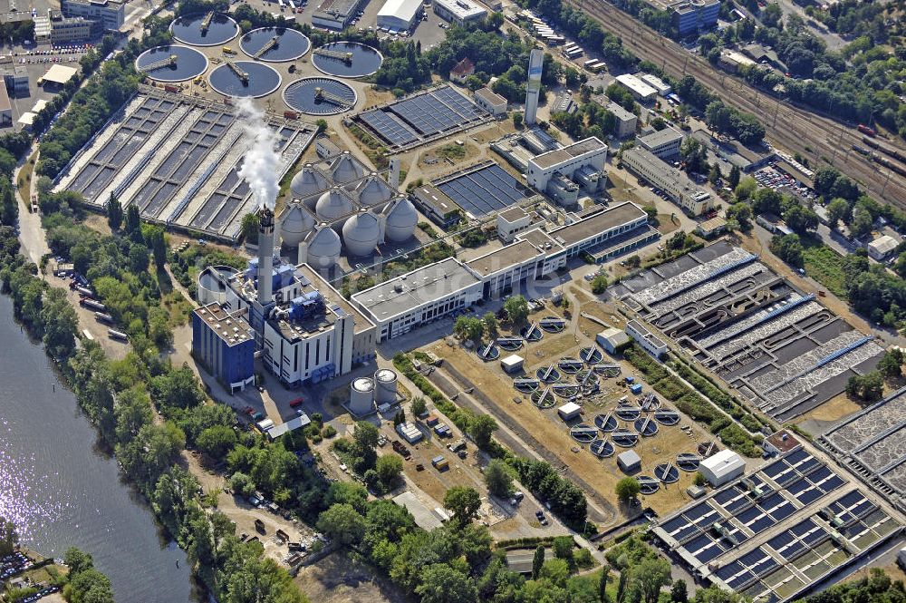 Berlin von oben - Klärwerk Ruhleben