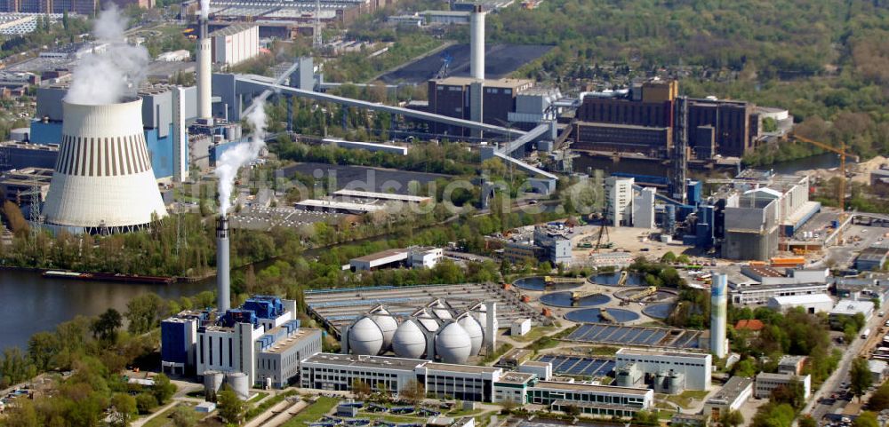 Berlin von oben - Klärwerk Ruhleben in Berlin-Spandau