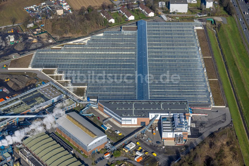 Luftbild Bottrop - Klärwerks- Becken und Reinigungsstufen in Bottrop im Bundesland Nordrhein-Westfalen