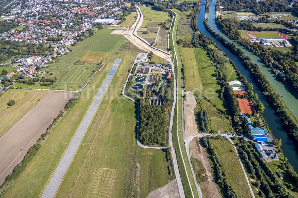 Luftbild Hamm - Klärwerks- Becken und Reinigungsstufen Kläranlage Hamm-Mattenbecke in Hamm im Bundesland Nordrhein-Westfalen, Deutschland