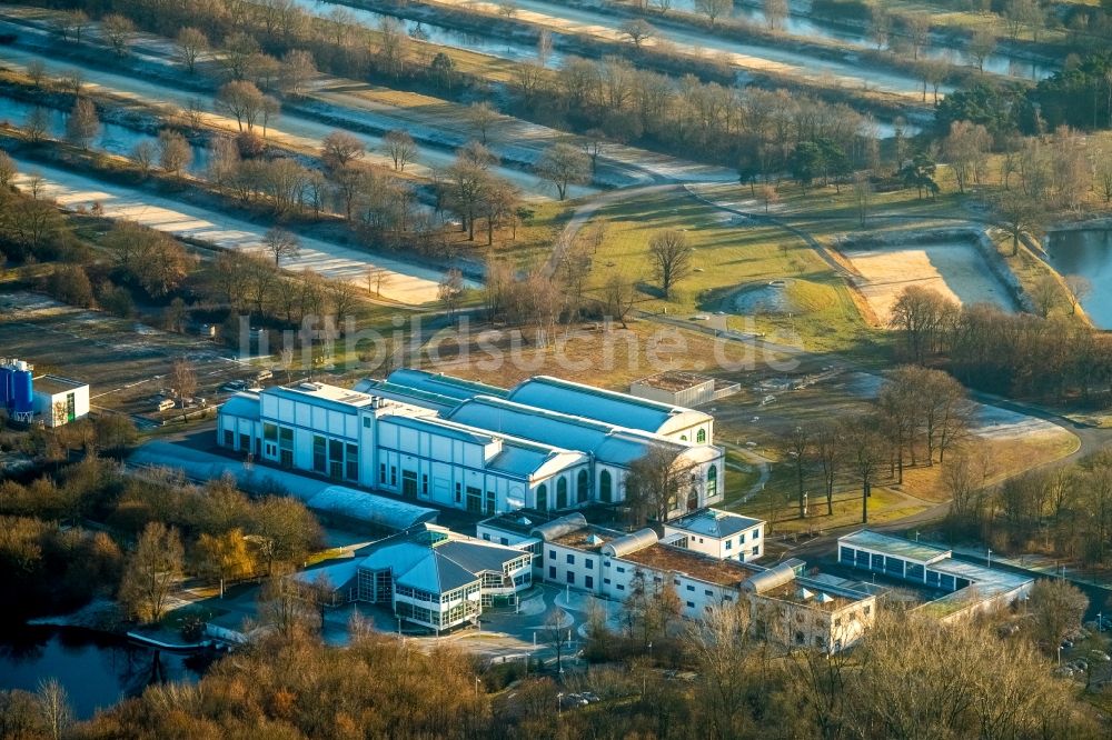 Luftbild Haltern am See - Klärwerks- Becken, Reinigungsstufen und Wasseraufbereitungsanlage der Gelsenwasser AG in Haltern am See im Bundesland Nordrhein-Westfalen