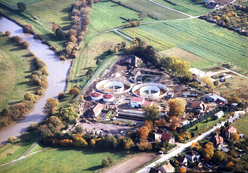 Forst / Lausitz - BRB von oben - Klärwerksbau in Forst an der Neiße.