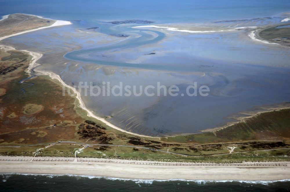 Insel Sylt aus der Vogelperspektive: Königshafen Sylt