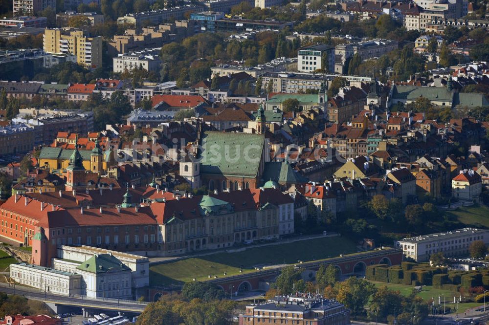 Luftaufnahme Warschau / Warszawa / Warsaw - Königsschloss Warschau