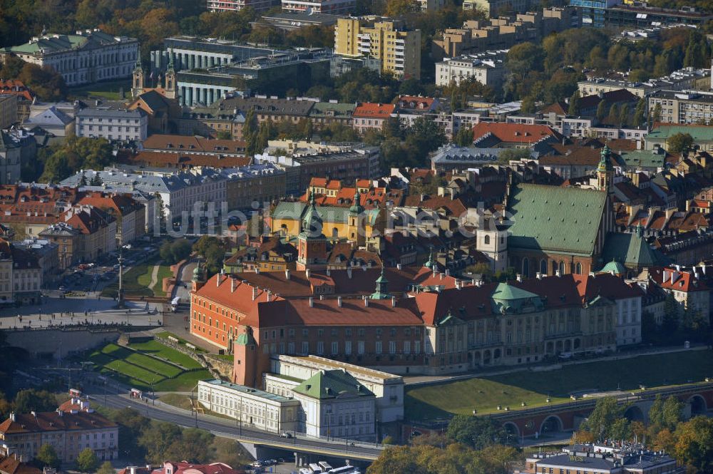 Luftaufnahme Warschau / Warszawa / Warsaw - Königsschloss Warschau