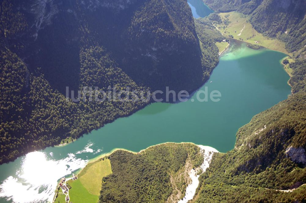 Luftbild Schönau - Königssee