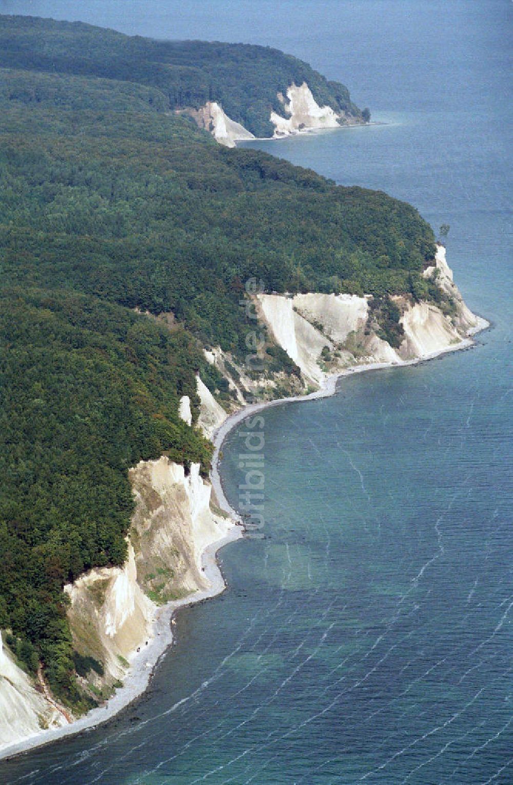 Königsstuhl / Rügen - Mecklenburg-Vorpommern von oben - Königsstuhl auf Rügen - Kreidefelsen