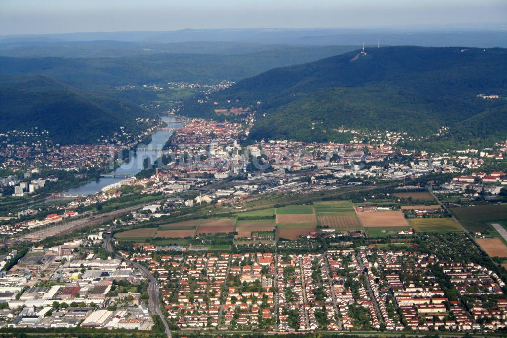 Heidelberg aus der Vogelperspektive: Königstuhl Heidelberg