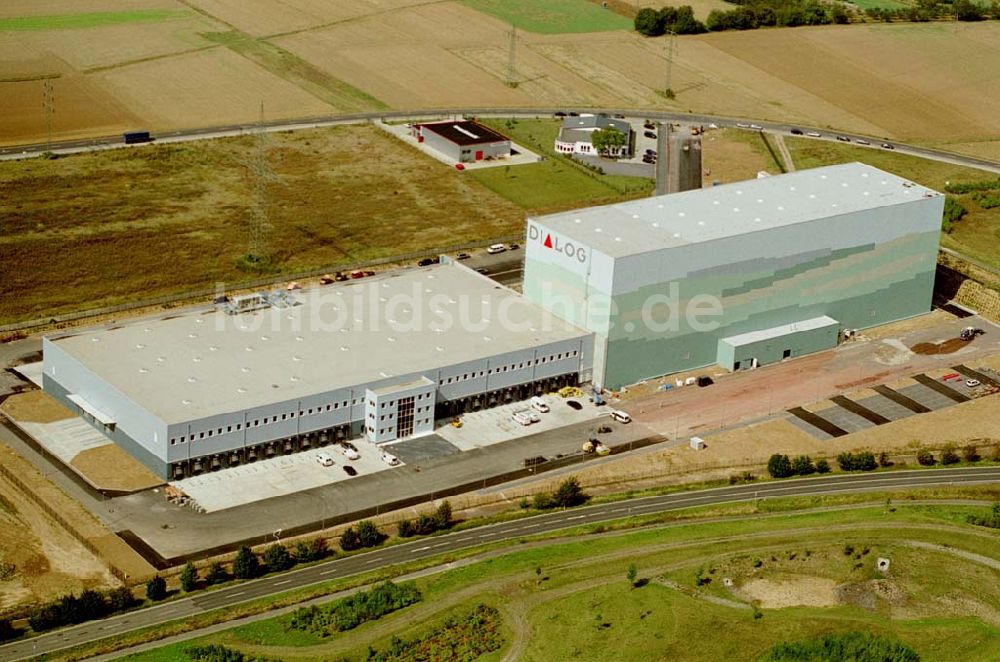 Koblenz / Rheinland Pfalz aus der Vogelperspektive: Koblenz / Rheinland Pfalz Blick auf das Logistik-Zentrum Dialog im Süden von Koblenz in Rheinland Pfalz 03.09.2003