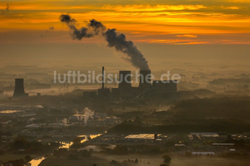 Hamm von oben - Kohlekraftwerk Westfalen der RWE-Power in Hamm, Nordrhein-Westfalen, Deutschland