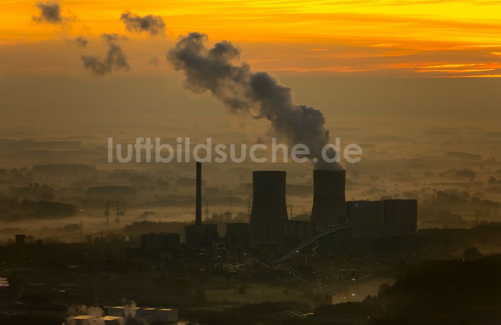 Hamm aus der Vogelperspektive: Kohlekraftwerk Westfalen der RWE-Power in Hamm, Nordrhein-Westfalen, Deutschland