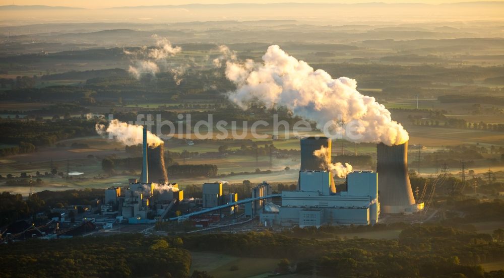 Hamm von oben - Kohlekraftwerk Westfalen der RWE-Power in Hamm, Nordrhein-Westfalen, Deutschland