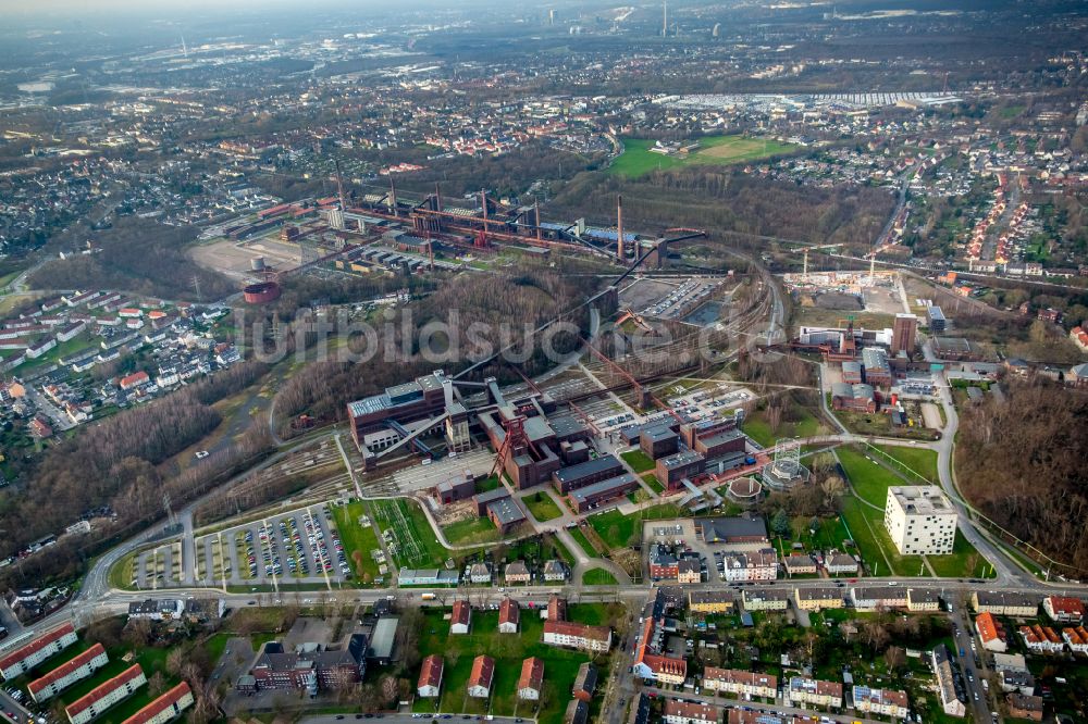 Luftbild Essen - Kokerei Zeche Zollverein in Essen im Ruhrgebiet im Bundesland Nordrhein-Westfalen