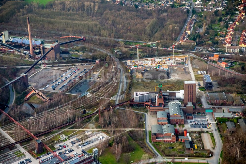 Luftaufnahme Essen - Kokerei Zeche Zollverein in Essen im Ruhrgebiet im Bundesland Nordrhein-Westfalen