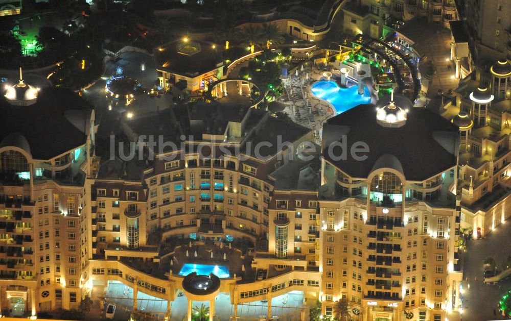 Luftbild DUBAI / DUBAYY - Komplex des Al Murooj Rotana Hotel and Suites in Dubai