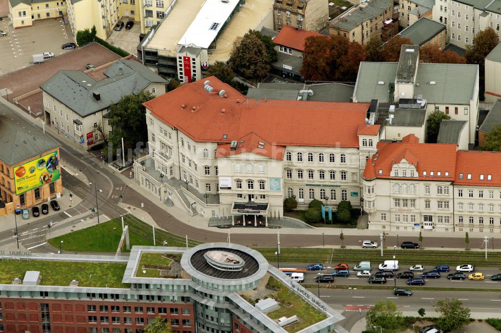 Luftaufnahme Halle / Saale - Kongress und Kulturzentrum Halle / Saale