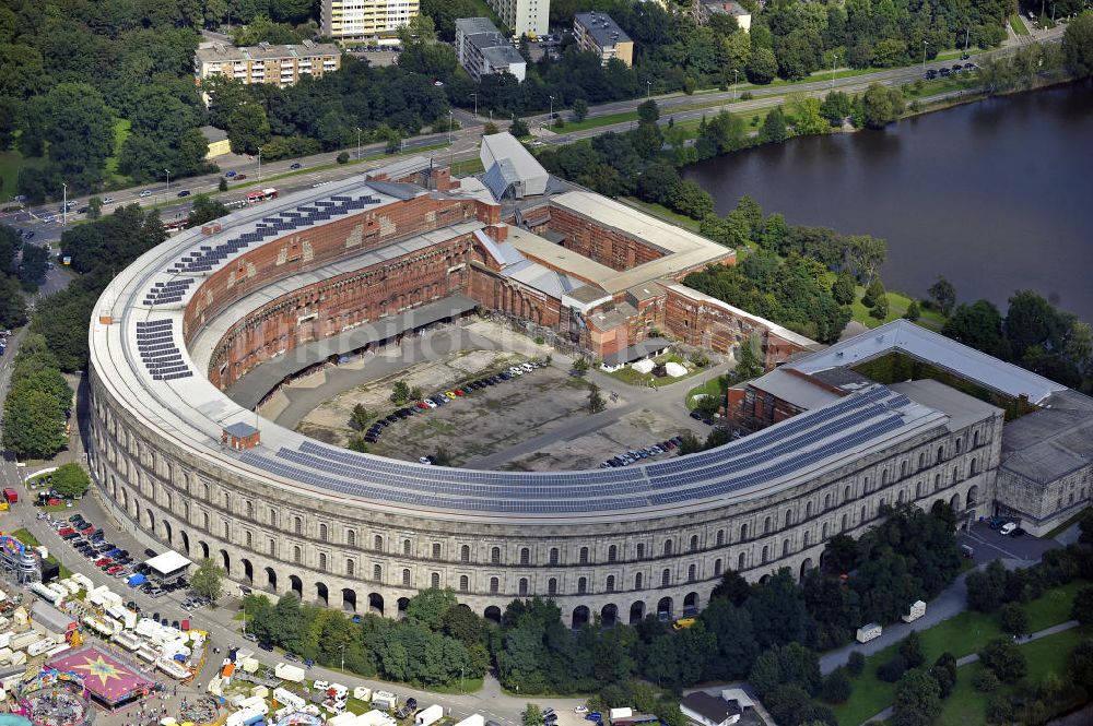 Nürnberg von oben - Kongresshalle auf dem ehemaligen Reichsparteitagsgelände