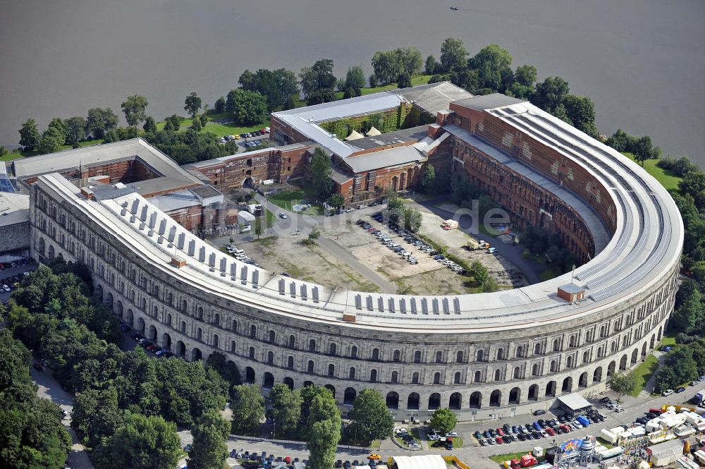 Luftaufnahme Nürnberg - Kongresshalle auf dem ehemaligen Reichsparteitagsgelände