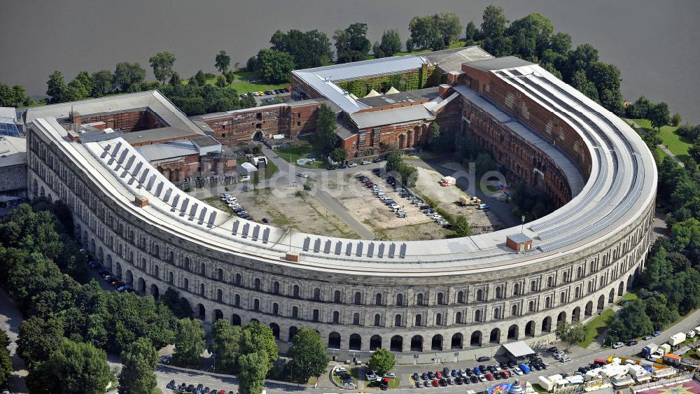 Nürnberg von oben - Kongresshalle auf dem ehemaligen Reichsparteitagsgelände