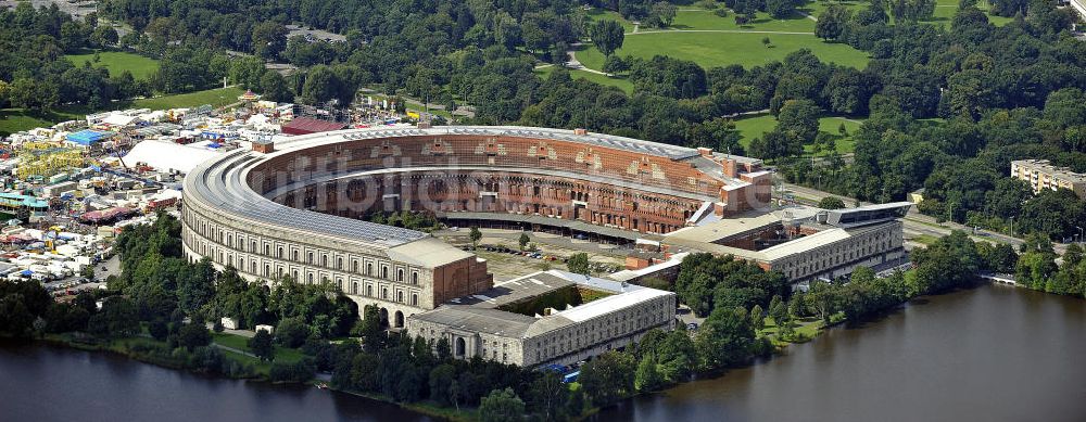 Nürnberg von oben - Kongresshalle auf dem ehemaligen Reichsparteitagsgelände