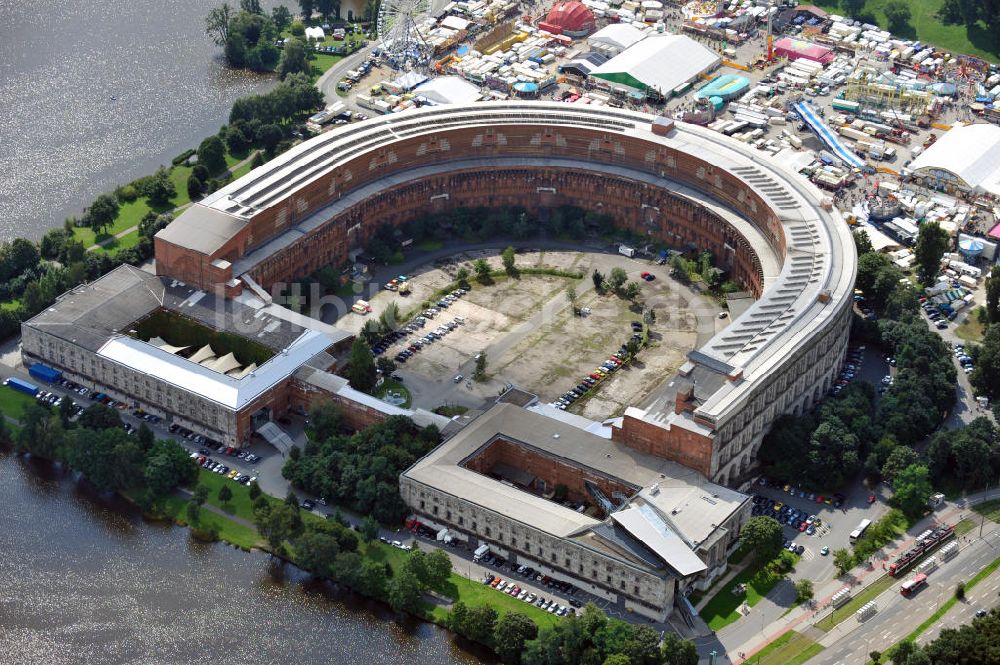 Nürnberg von oben - Kongresshalle auf dem ehemaligen Reichsparteitagsgelände