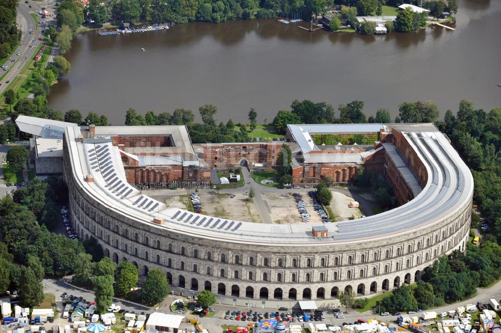 Luftbild Nürnberg - Kongresshalle auf dem ehemaligen Reichsparteitagsgelände