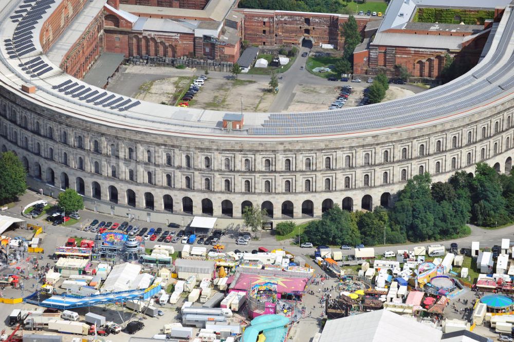 Luftaufnahme Nürnberg - Kongresshalle auf dem ehemaligen Reichsparteitagsgelände