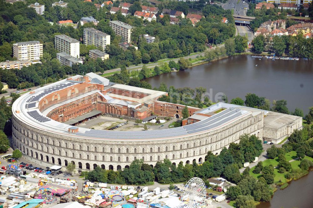 Nürnberg von oben - Kongresshalle auf dem ehemaligen Reichsparteitagsgelände