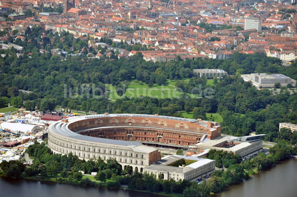 Luftaufnahme Nürnberg - Kongresshalle auf dem ehemaligen Reichsparteitagsgelände