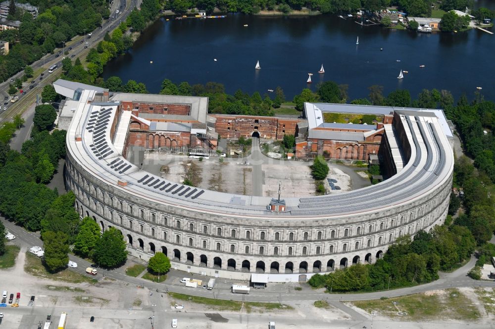 Luftaufnahme Nürnberg - Kongresshalle auf dem Reichsparteitagsgelände Nürnberg im Bundesland Bayern