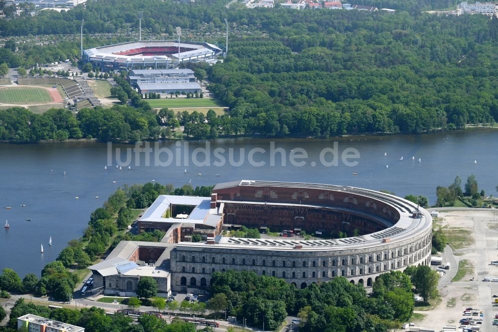 Luftaufnahme Nürnberg - Kongresshalle auf dem Reichsparteitagsgelände Nürnberg im Bundesland Bayern