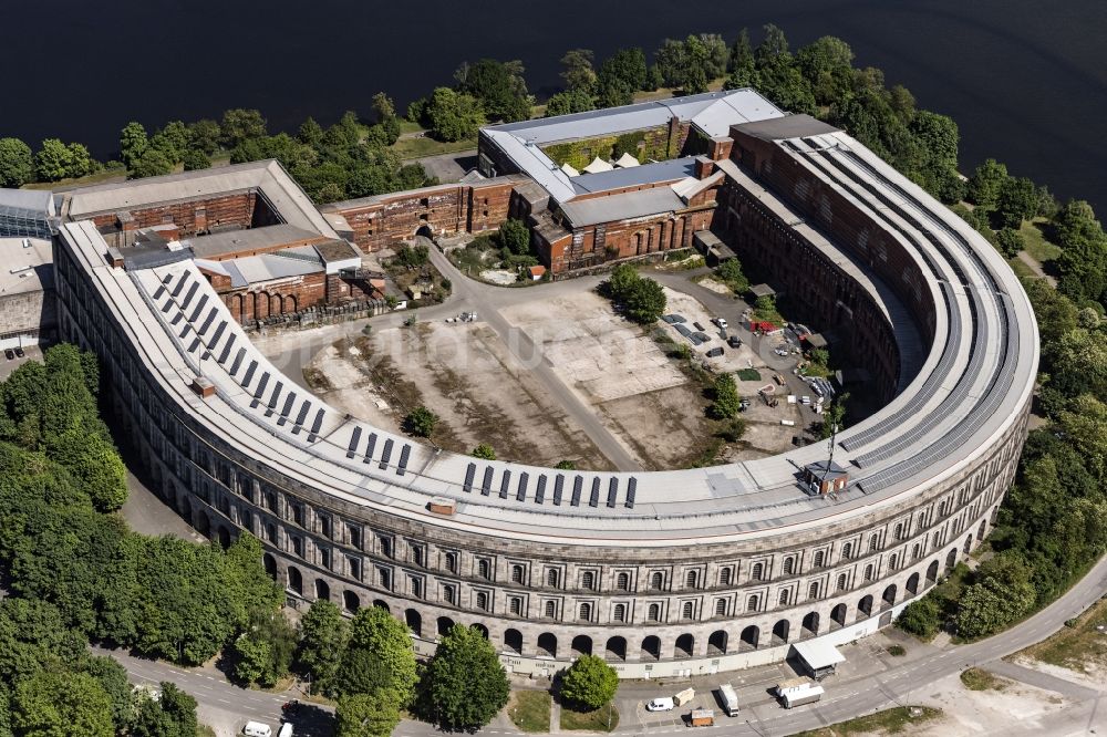 Nürnberg von oben - Kongresshalle auf dem Reichsparteitagsgelände Nürnberg im Bundesland Bayern