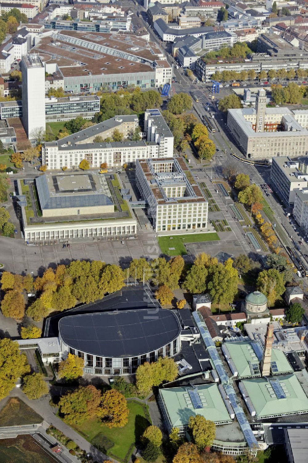 Luftaufnahme Karlsruhe - Kongresszentrum Karlsruhe