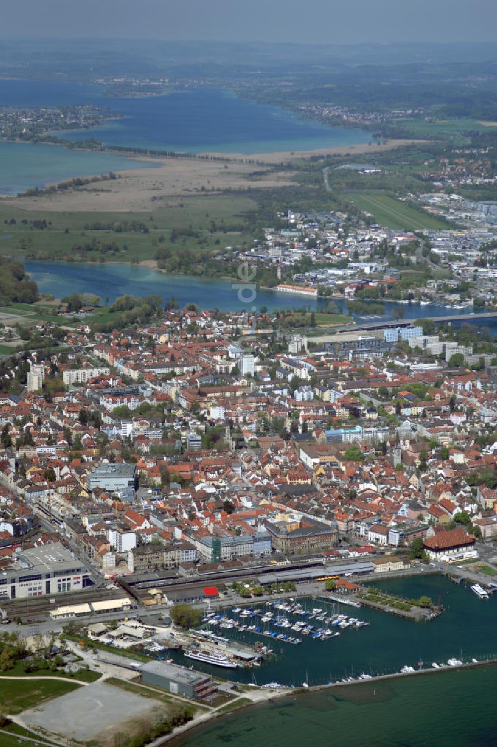 KONSTANZ aus der Vogelperspektive: Konstanz am Bodensee