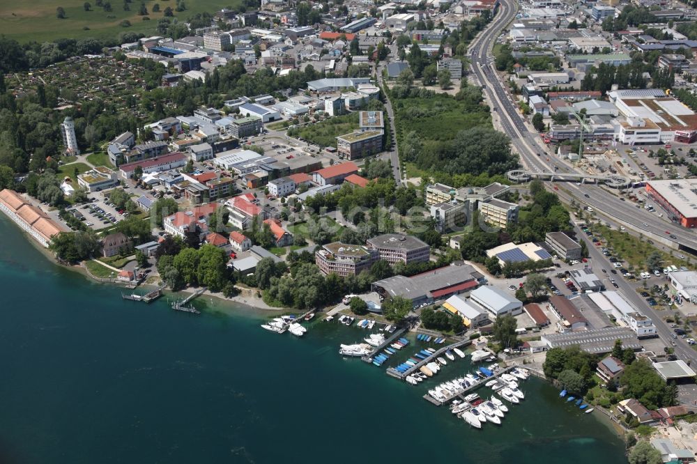 Konstanz aus der Vogelperspektive: Konstanz am Bodensee im Bundesland Baden-W?rttemberg