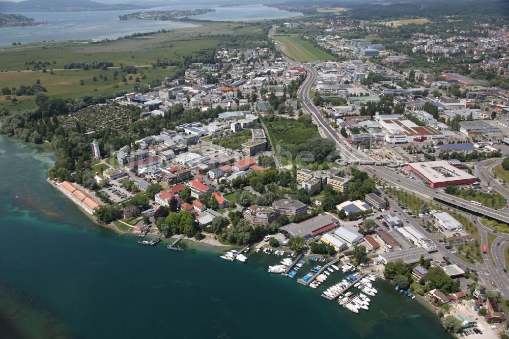 Luftbild Konstanz - Konstanz am Bodensee im Bundesland Baden-W?rttemberg