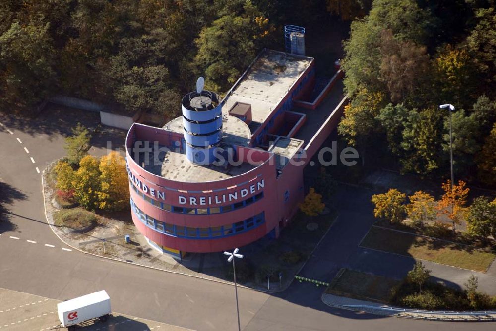 Luftaufnahme Kleinmachnow - Kontrollpunkt Dreilinden