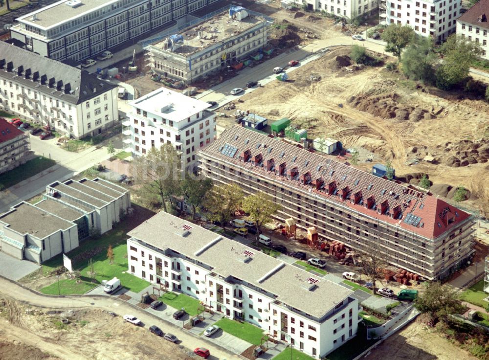 Luftaufnahme Köln - Konversions- Baustelle Gebäudekomplex der ehemaligen Militär- Kaserne in Köln im Bundesland Nordrhein-Westfalen, Deutschland